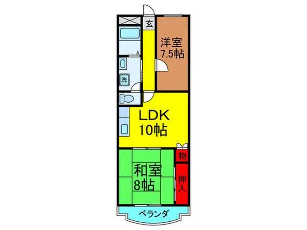 サンフェリカの物件間取画像